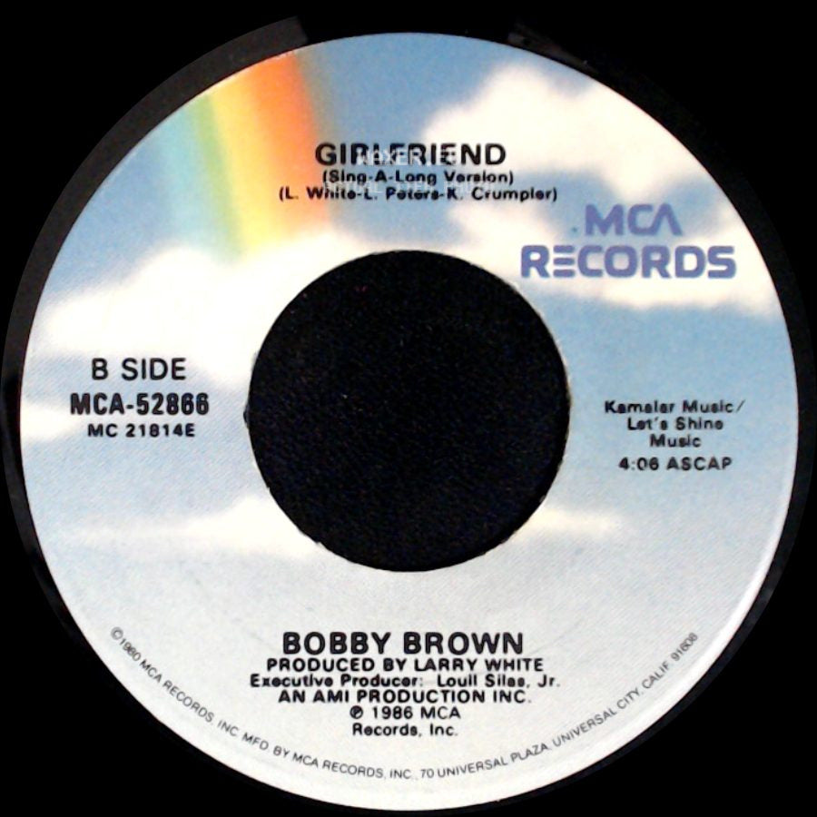 Bobby Brown - Girlfriend / Girlfriend (Sing-A-Long Version) side B