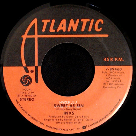 Inxs - Sweet As Sin / What You Need side A