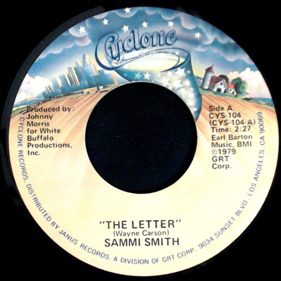 Sammi Smith - The Letter / It's A Day For Sad Songs (And Missing You) side A
