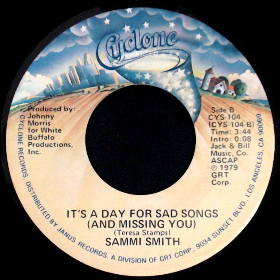 Sammi Smith - The Letter / It's A Day For Sad Songs (And Missing You) side B