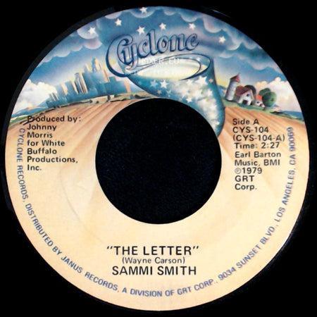Sammi Smith - The Letter / It's A Day For Sad Songs (And Missing You) side A