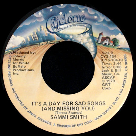 Sammi Smith - The Letter / It's A Day For Sad Songs (And Missing You) side B
