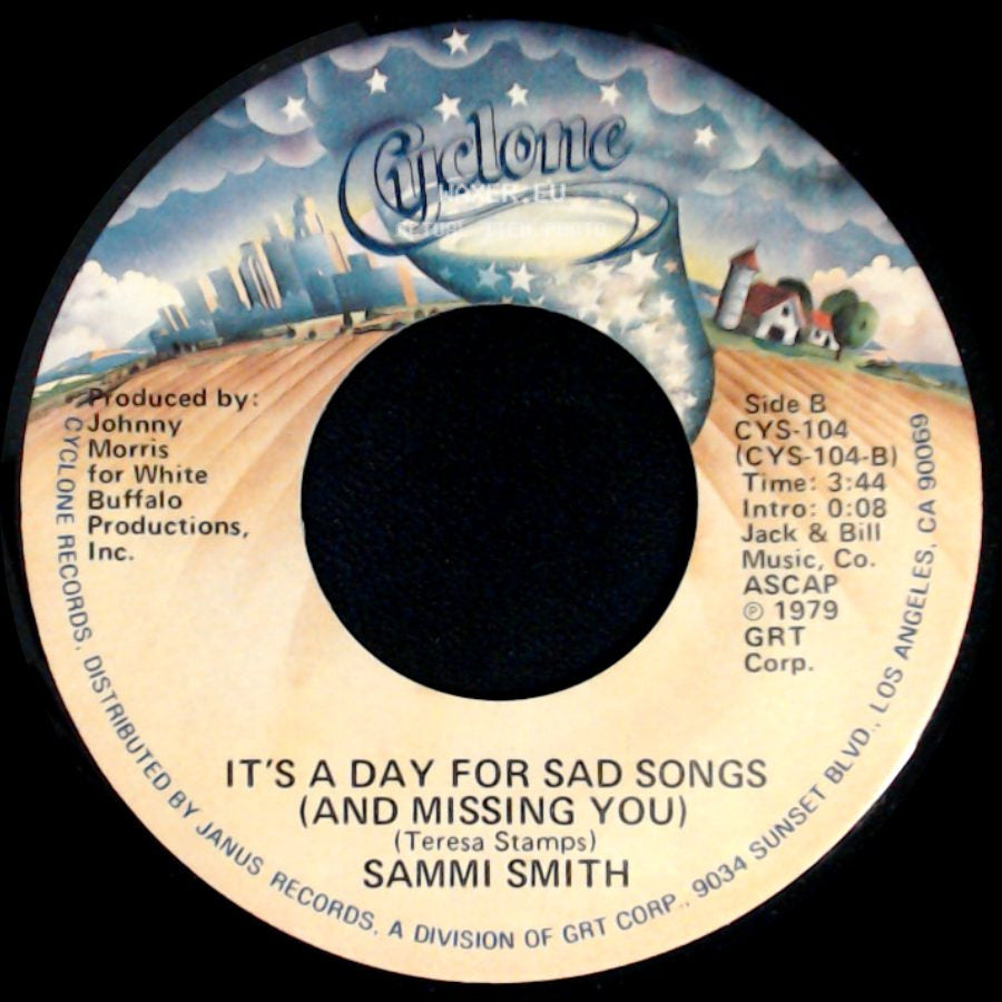 Sammi Smith - The Letter / It's A Day For Sad Songs (And Missing You) side B