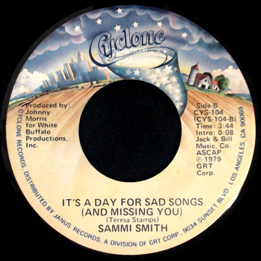 Sammi Smith - The Letter / It's A Day For Sad Songs (And Missing You) side B