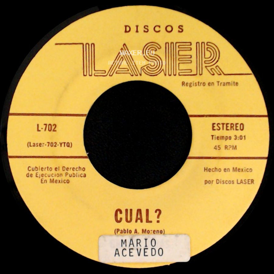 Mario Acevedo - Cual? / Y No Volvera side A