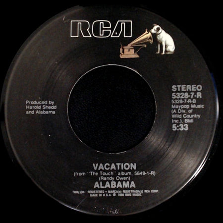 Alabama - Vacation / Face To Face side A