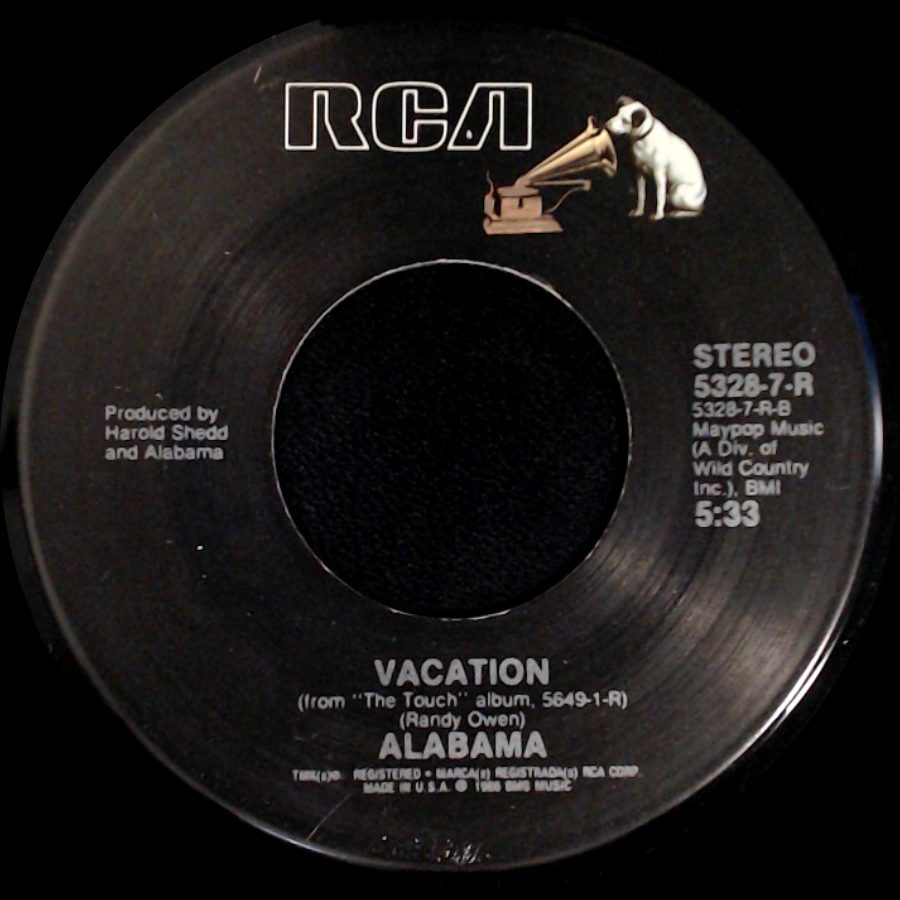 Alabama - Vacation / Face To Face side A