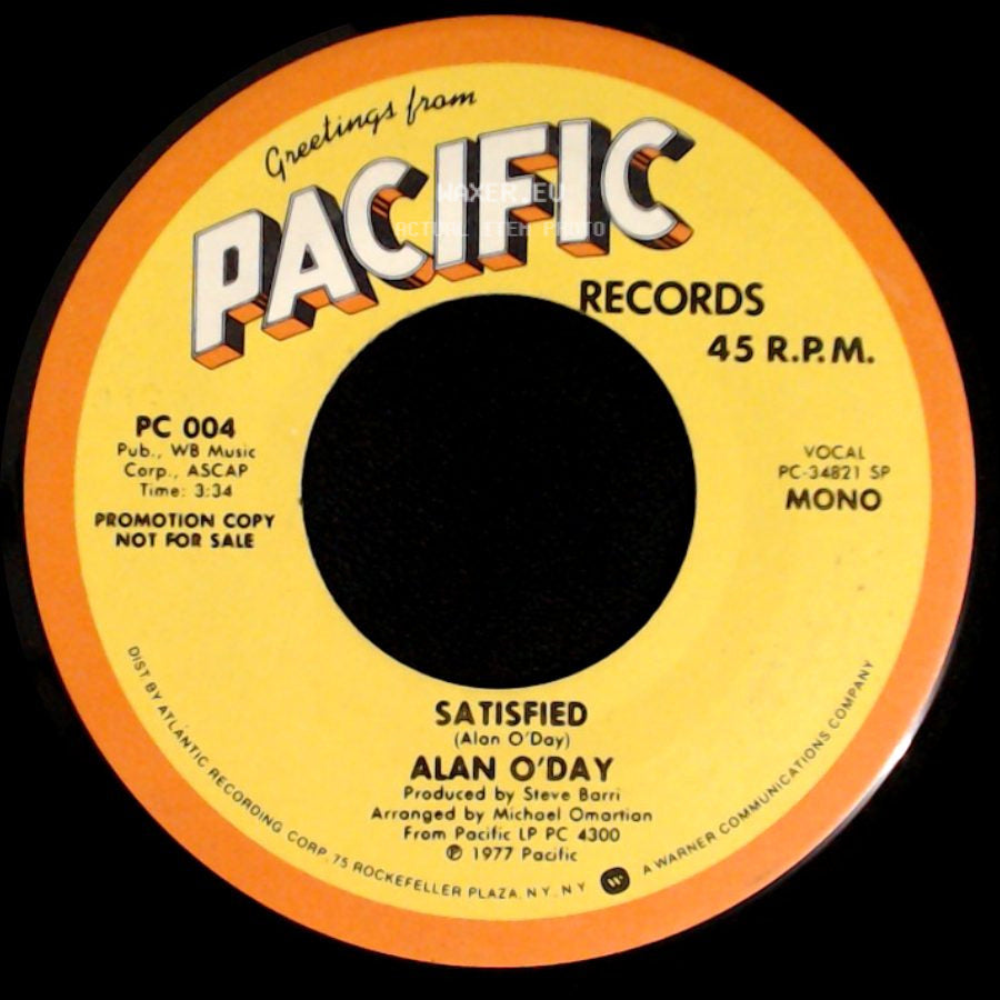 Alan O'day - Satisfied / Satisfied side A