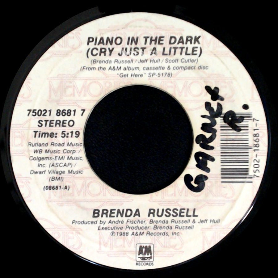 Brenda Russell - So Good, So Right / Piano In The Dark (Cry Just A Little) side B