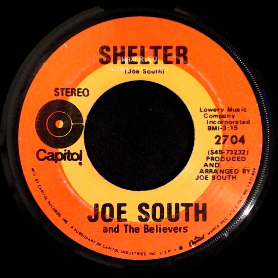 Joe South And The Believers - Shelter / Walk A Mile In My Shoes side A