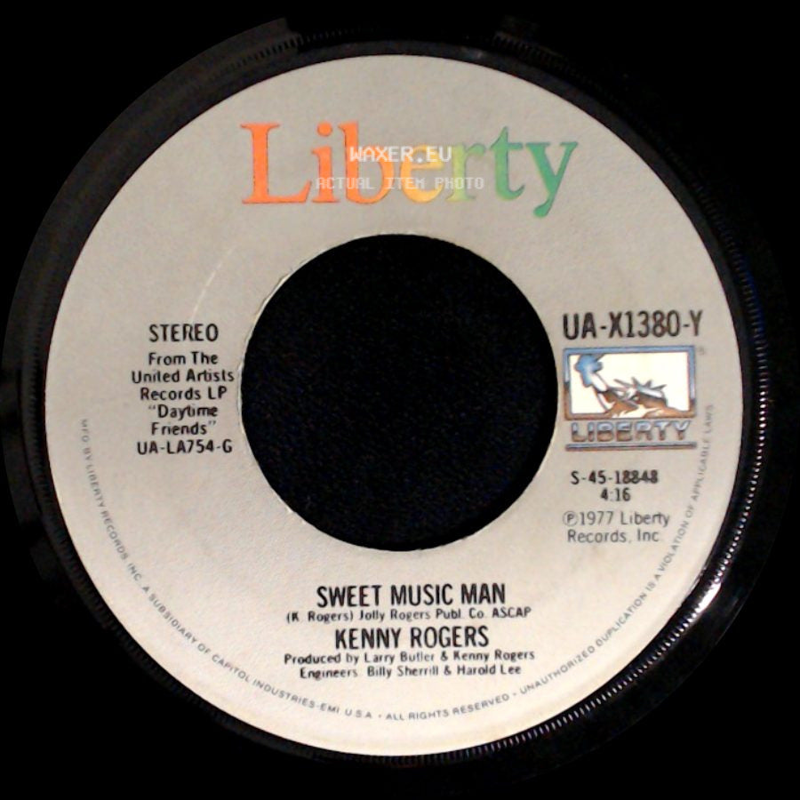 Kenny Rogers - Sweet Music Man / Lady side A