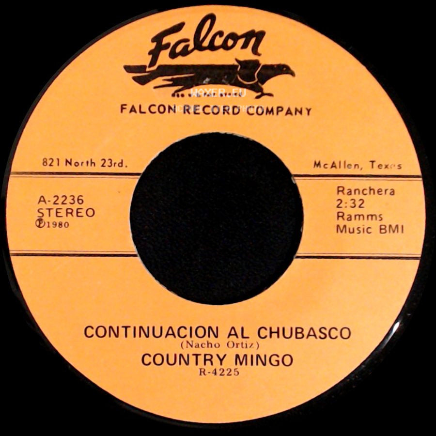 Country Mingo - Con Quien Palabras / Continuacion Al Chubasco side B