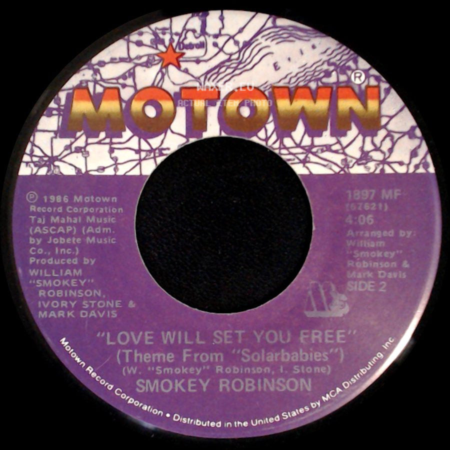 Smokey Robinson - One Heartbeat / Love Will Set You Free (Theme From "Solarbabies") side B