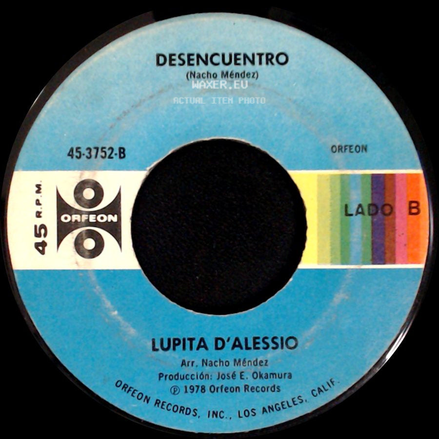 Lupita D'alessio - Como Tu (Lolita De La Colina) / Desencuentro side B