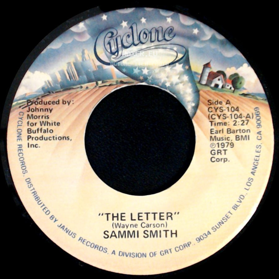 Sammi Smith - The Letter / It's A Day For Sad Songs (And Missing You) side A