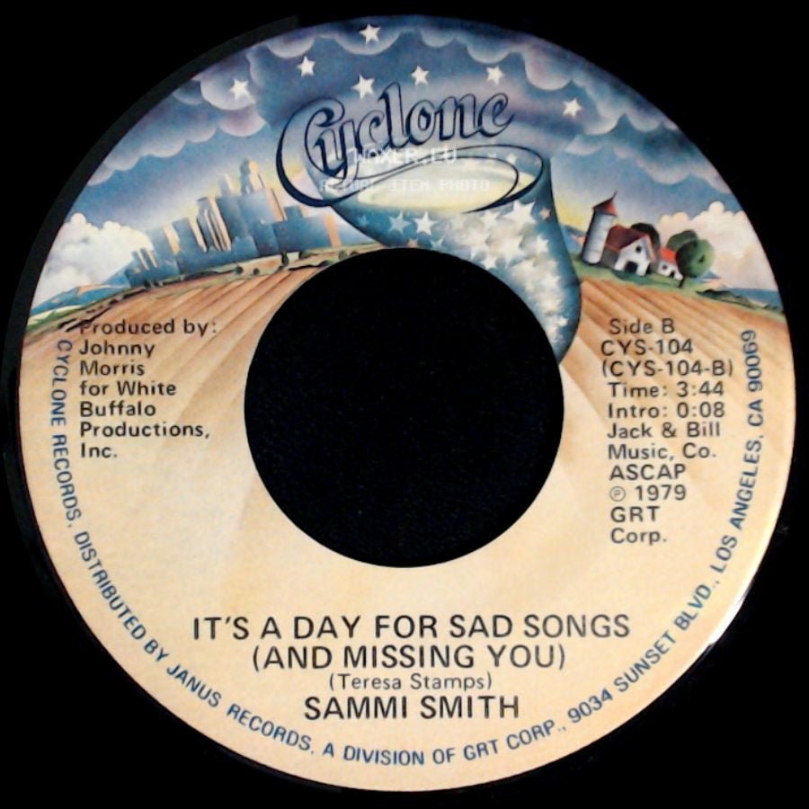 Sammi Smith - The Letter / It's A Day For Sad Songs (And Missing You) side B