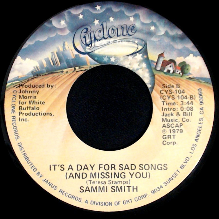 Sammi Smith - The Letter / It's A Day For Sad Songs (And Missing You) side B