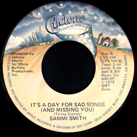 Sammi Smith - The Letter / It's A Day For Sad Songs (And Missing You) side B