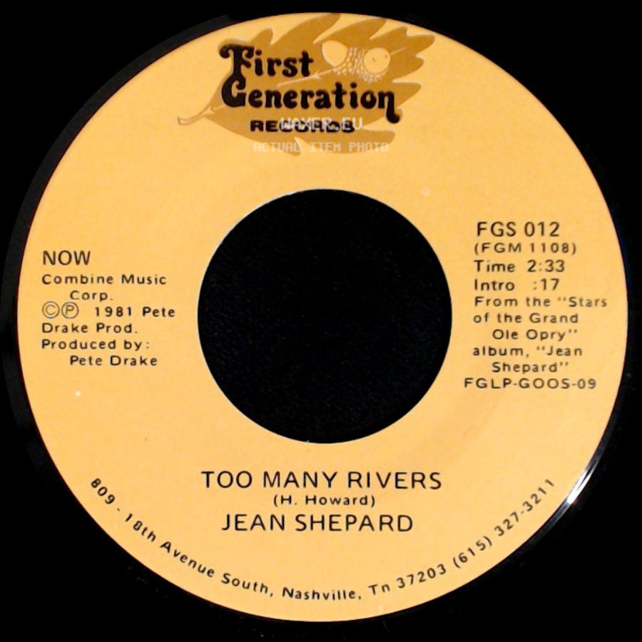 Jean Shepard - Too Many Rivers / Then He Touched Me side A