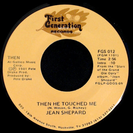 Jean Shepard - Too Many Rivers / Then He Touched Me side B