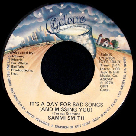 Sammi Smith - The Letter / It's A Day For Sad Songs (And Missing You) side B