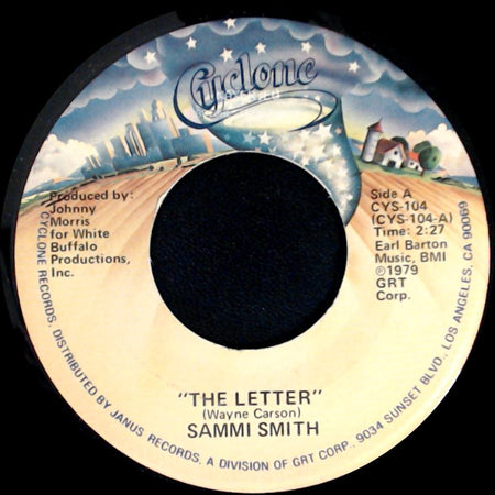 Sammi Smith - The Letter / It's A Day For Sad Songs (And Missing You) side A