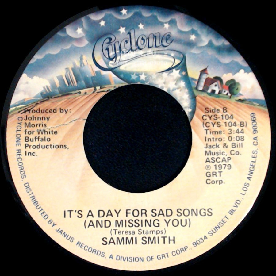 Sammi Smith - The Letter / It's A Day For Sad Songs (And Missing You) side B