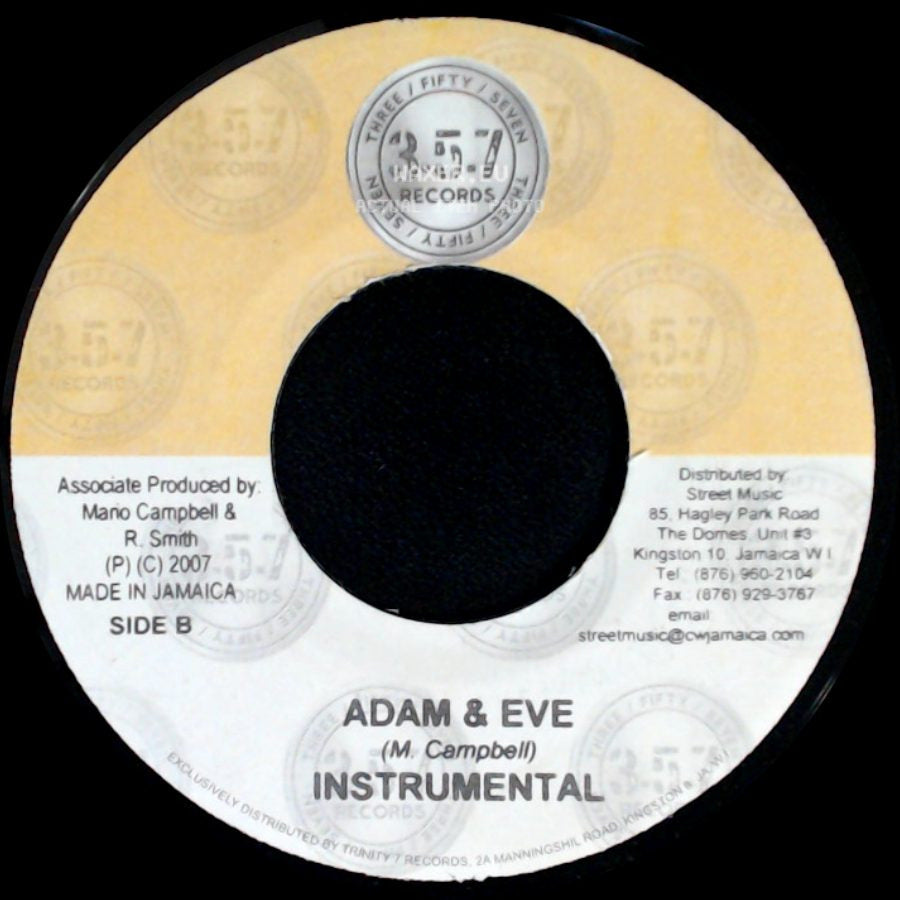 Chezidek / Adam & Eve - Life Come First / Instrumental side B