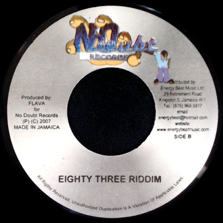 Tony Rebel - Caan Go Round Good / Eighty Three Riddim side B