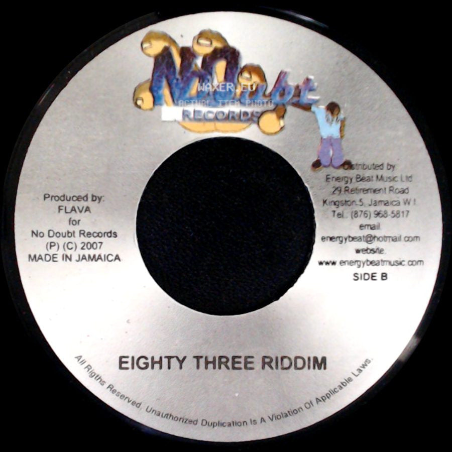 Tony Rebel - Caan Go Round Good / Eighty Three Riddim side B