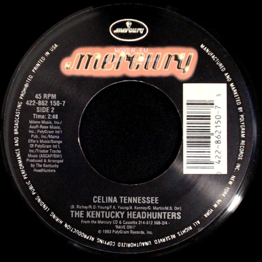 The Kentucky Headhunters - Dixie Fried / Celina Tennessee side B