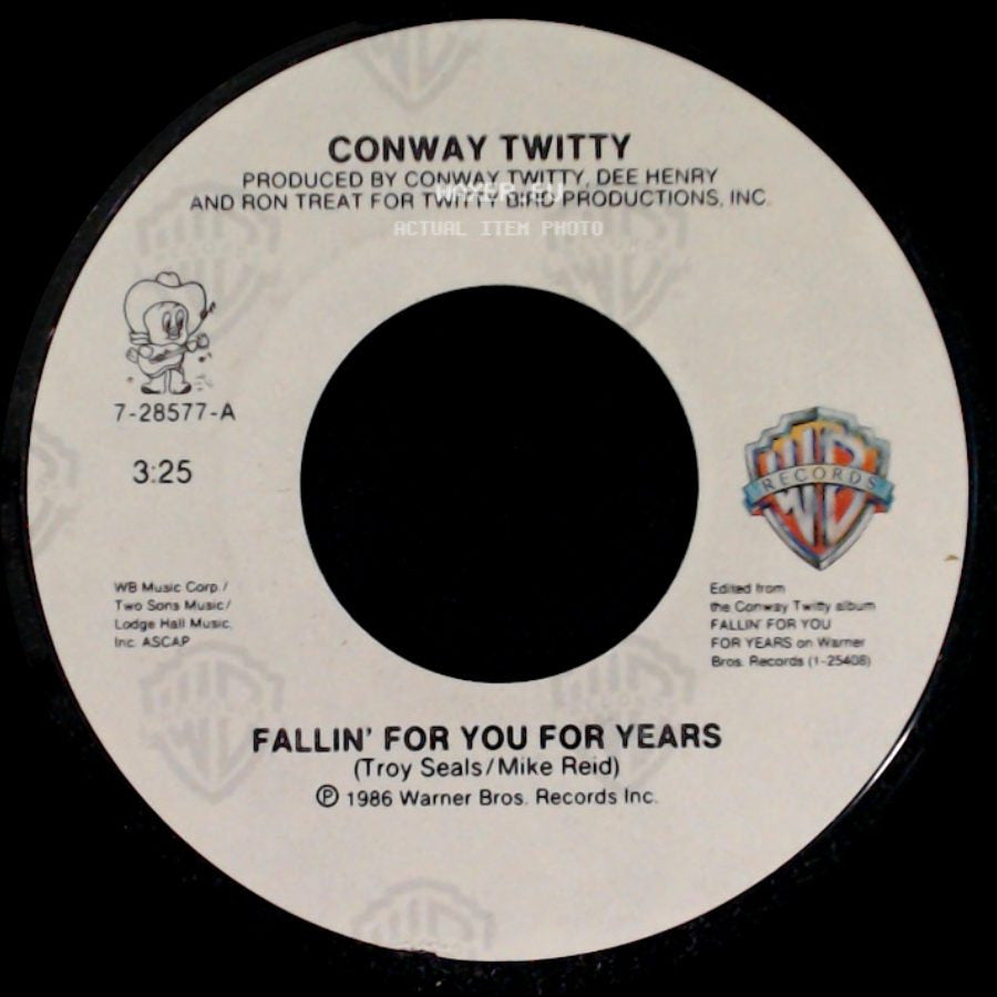 Conway Twitty - Fallin' For You For Years / I'll Try side A