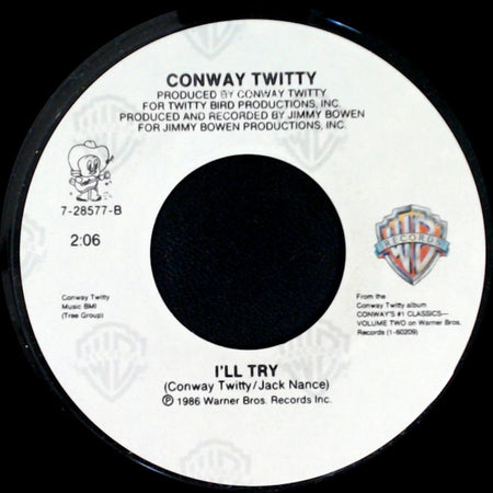 Conway Twitty - Fallin' For You For Years / I'll Try side B