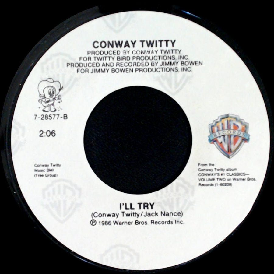 Conway Twitty - Fallin' For You For Years / I'll Try side B