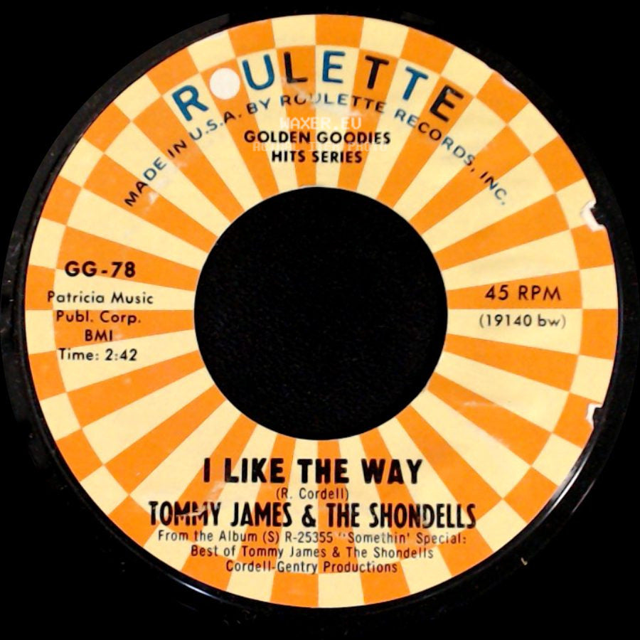 Tommy James & The Shondells - I Like The Way / Mirage side A
