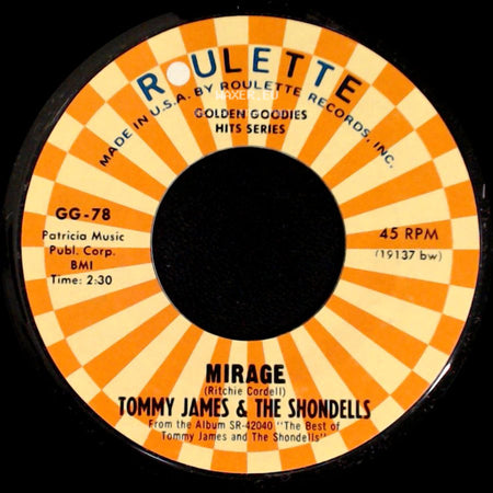 Tommy James & The Shondells - I Like The Way / Mirage side B