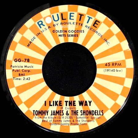 Tommy James & The Shondells - Mirage / I Like The Way side B