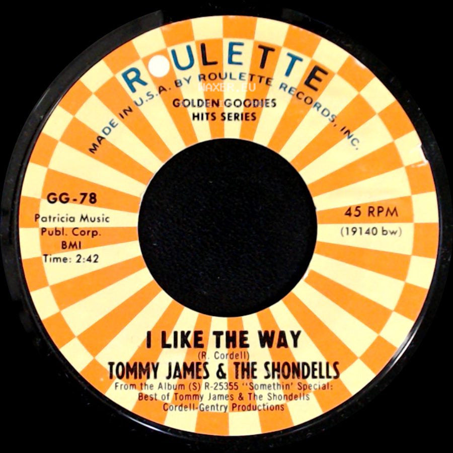 Tommy James & The Shondells - Mirage / I Like The Way side B