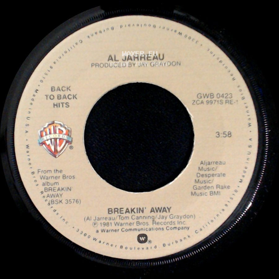 Al Jarreau - Breakin' Away / We're In This Love Together side A
