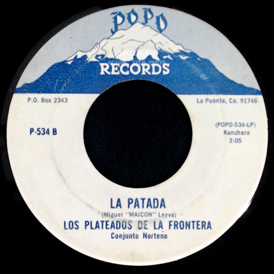 Los Plateados De La Frontera - El Mojado / La Patada side B