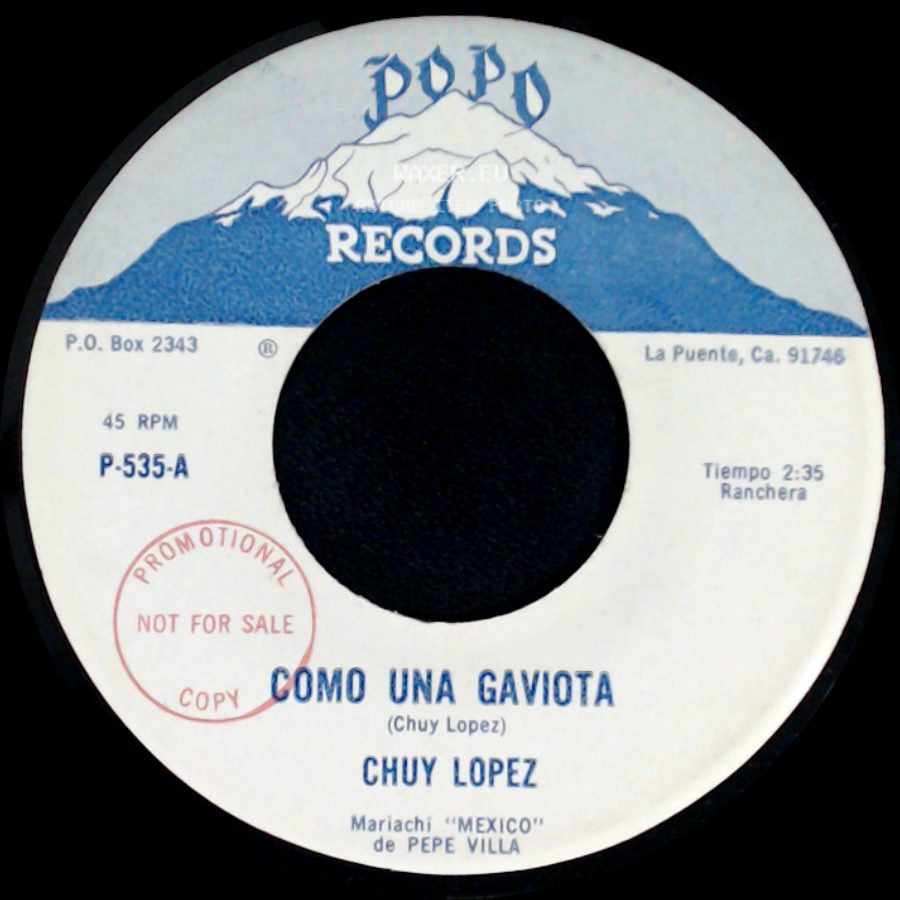 Chuy Lopez - Como Una Gaviota / Viva Nuevo Mexico side A