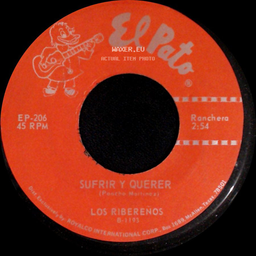 Los Ribereños - Sin Esperanzas / Sufrir Y Querer side B