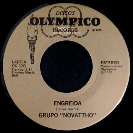 Grupo "Novattho" - Engreida / Hoy Si Me Acuerdo side A