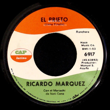 Ricardo Marquez - Como De La Tierra Al Sol / El Prieto (Irene Pinedo) side B