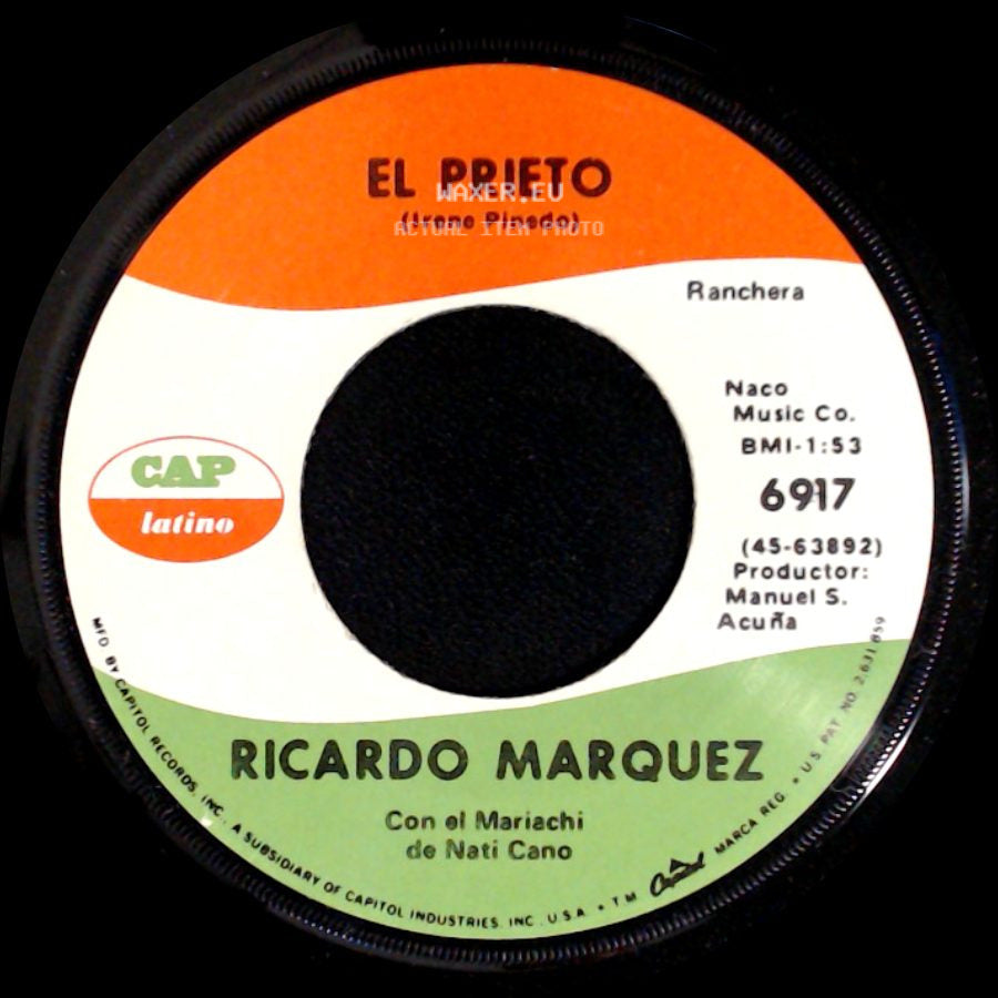 Ricardo Marquez - Como De La Tierra Al Sol / El Prieto side B