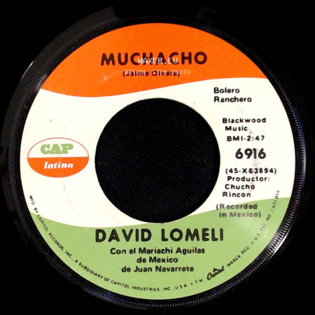 David Lomeli - Noche En La Playa / Muchacho side B