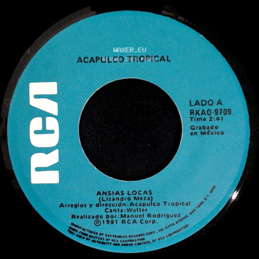 Acapulco Tropical - Ansias Locas / Recuerdos De Un Amor side A