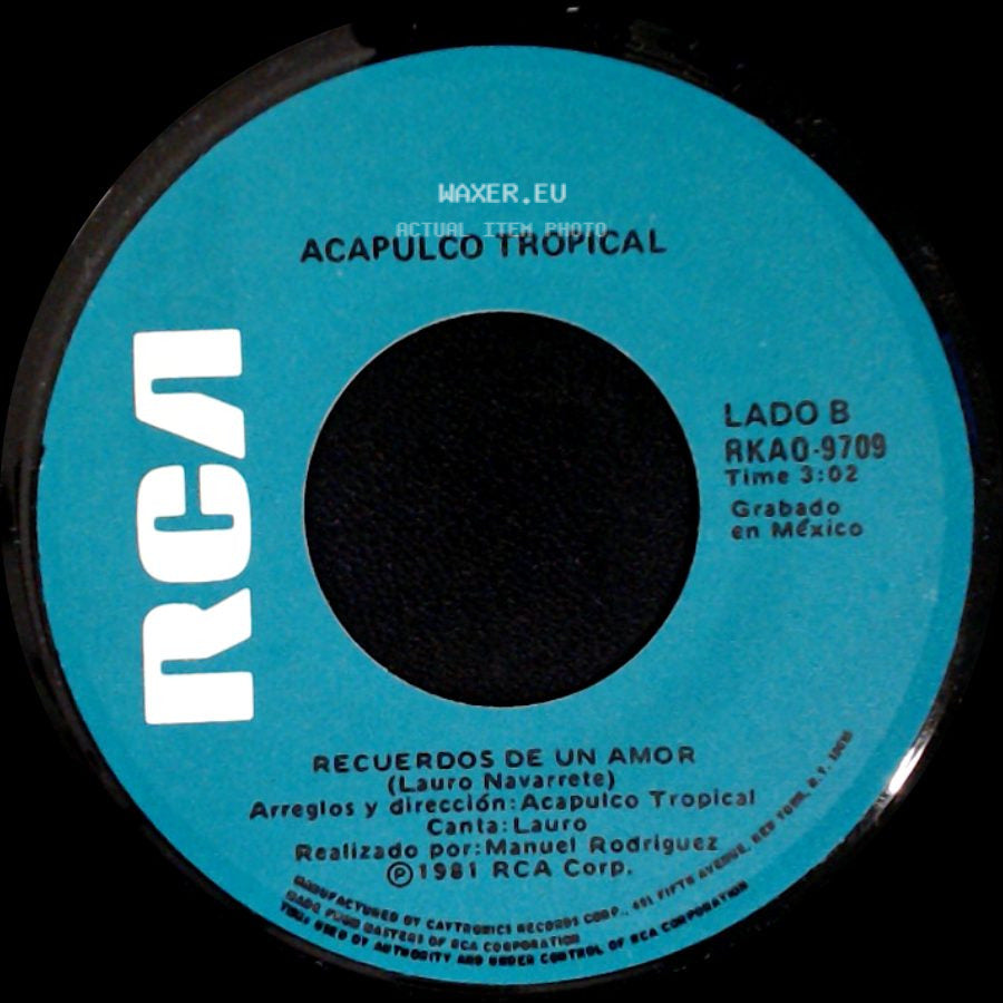 Acapulco Tropical - Ansias Locas / Recuerdos De Un Amor side B