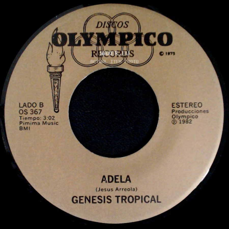 Genesis Tropical - Querido Amigo / Adela side B