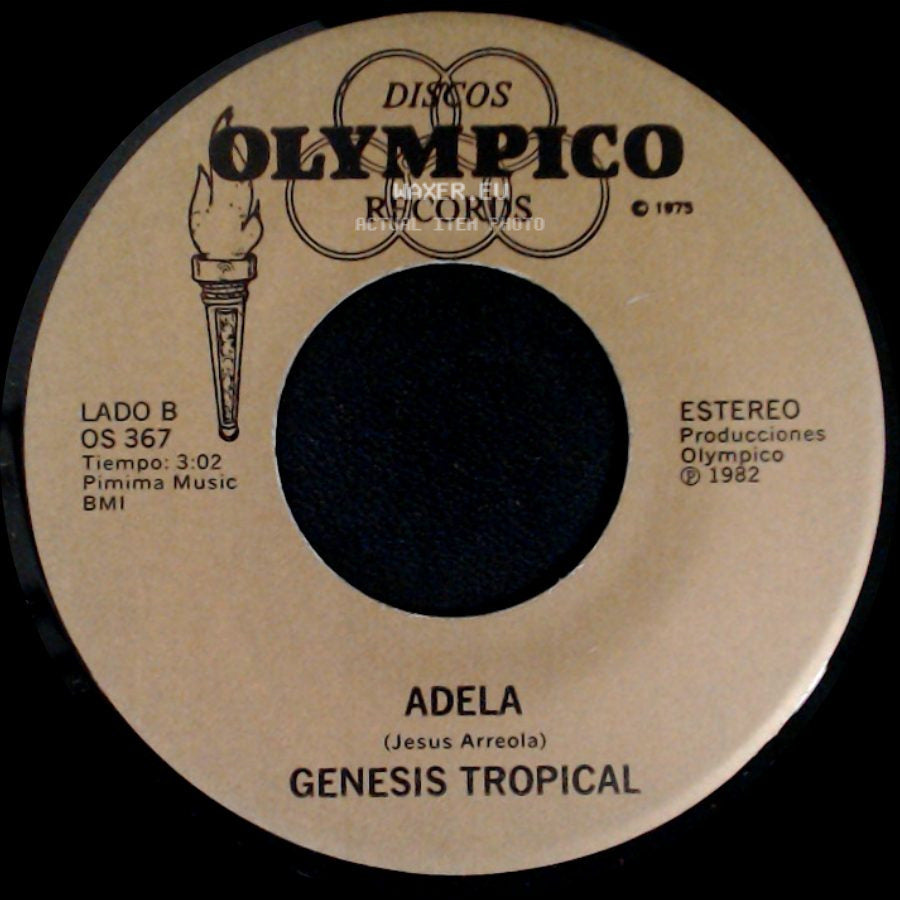 Genesis Tropical - Querido Amigo / Adela side B